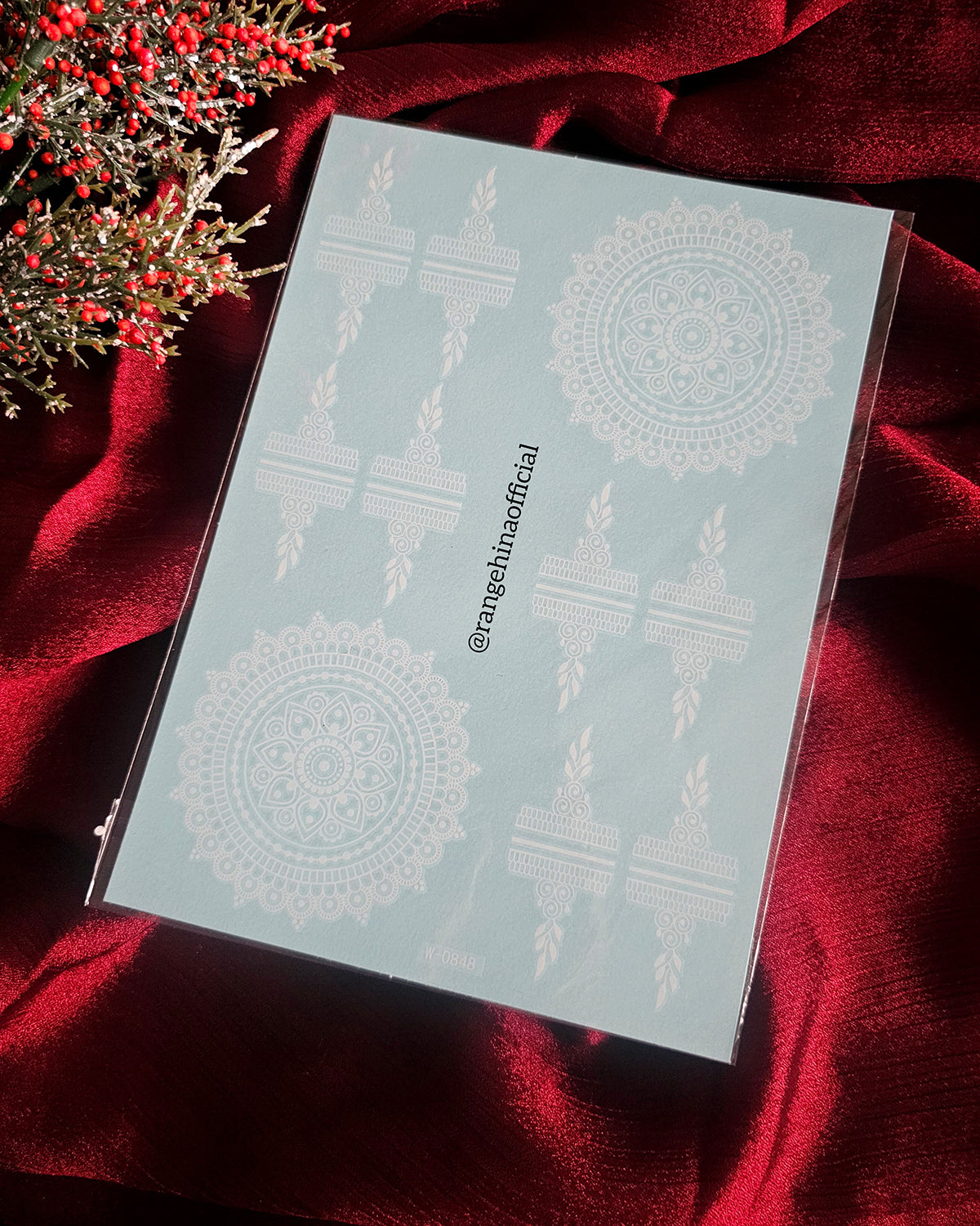 Temporary Henna tattoo –  W0848 - Rang e Hina