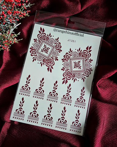 Temporary Henna tattoo – J1351