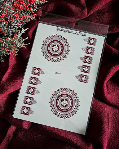 Temporary Henna tattoo – J1201