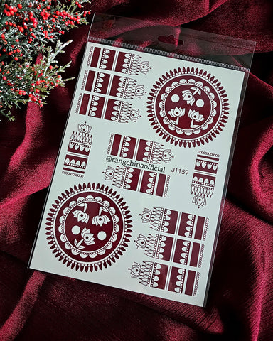 Temporary Henna tattoo – J1159