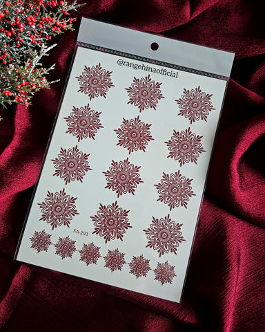 Temporary Henna tattoo – FA-203