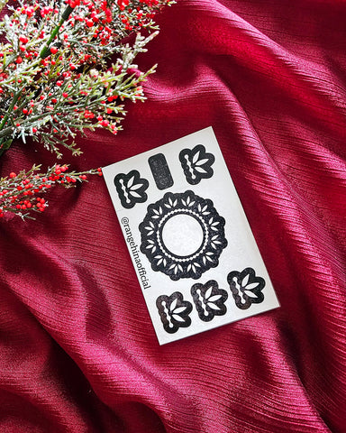 Reusable Henna Stencil – ST05