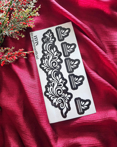 Reusable Henna Stencil – SH31