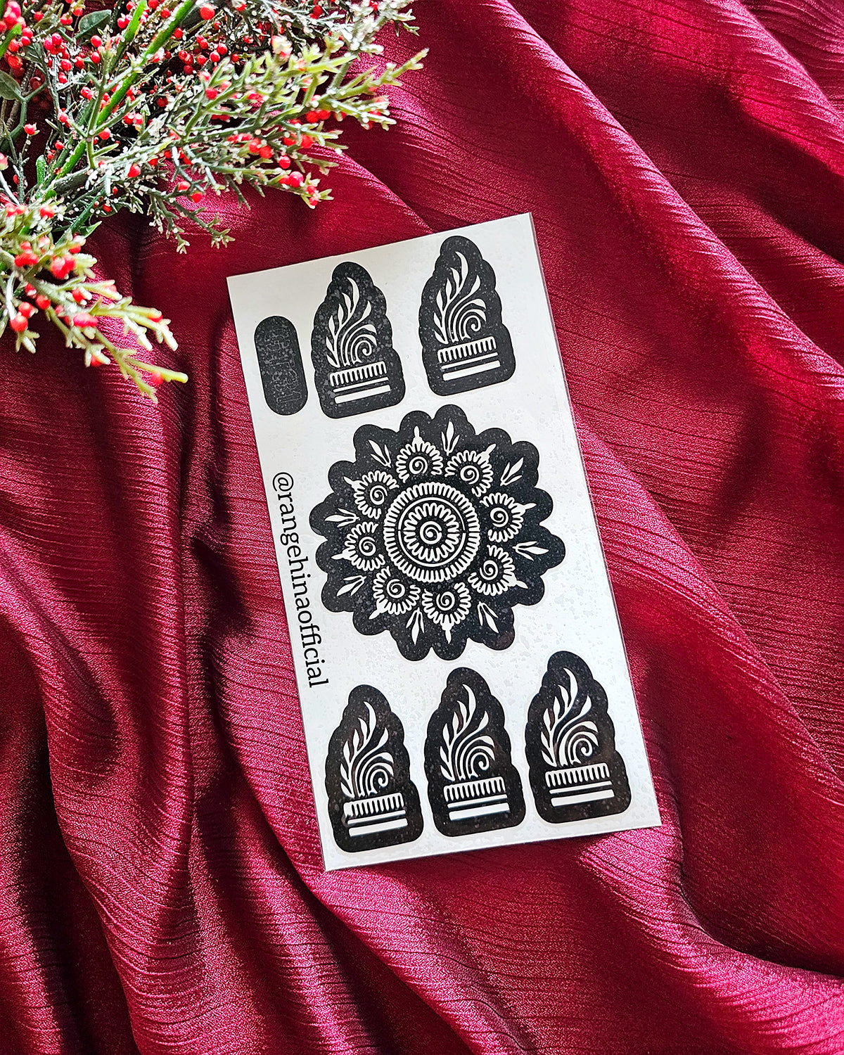 Reusable Henna Stencil – GT31