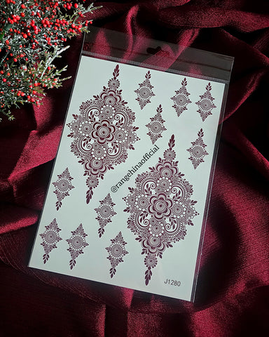 Temporary Henna tattoo – J1280