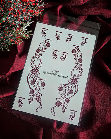 Temporary Henna tattoo – J1189