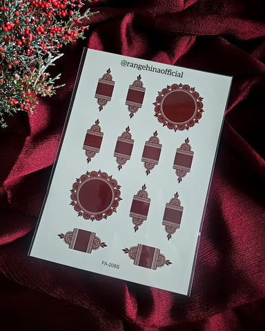 Temporary Henna tattoo – FA208S