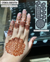Reusable Henna Stencil – GT54