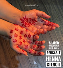 Reusable Henna Stencil – F41