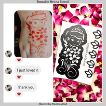 Reusable Henna Stencil – KD05