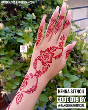 Reusable Henna Stencil – D79