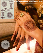Temporary Henna tattoo – J1196