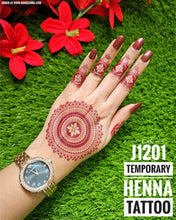 Temporary Henna tattoo – J1201