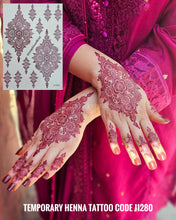 Temporary Henna tattoo – J1280