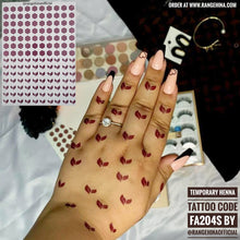 Temporary Henna tattoo – FA204S