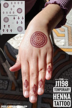 Temporary Henna tattoo – J1198