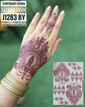 Temporary Henna tattoo – J1283
