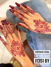 Temporary Henna tattoo – J1351