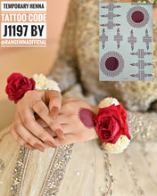 Temporary Henna tattoo – J1197