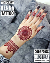 Temporary Henna tattoo - FA-207S - Rang e Hina