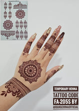 Temporary Henna tattoo – FA-205S - Rang e Hina
